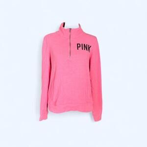 Vintage Victoria's Secret Pink quarter zip sweatshirt Size Medium